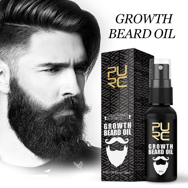 Men'S Grooming Tonic - PURC Bartwachstumsöl für Männer, Haarwachstumsprodukte, Verdickungsmittel,