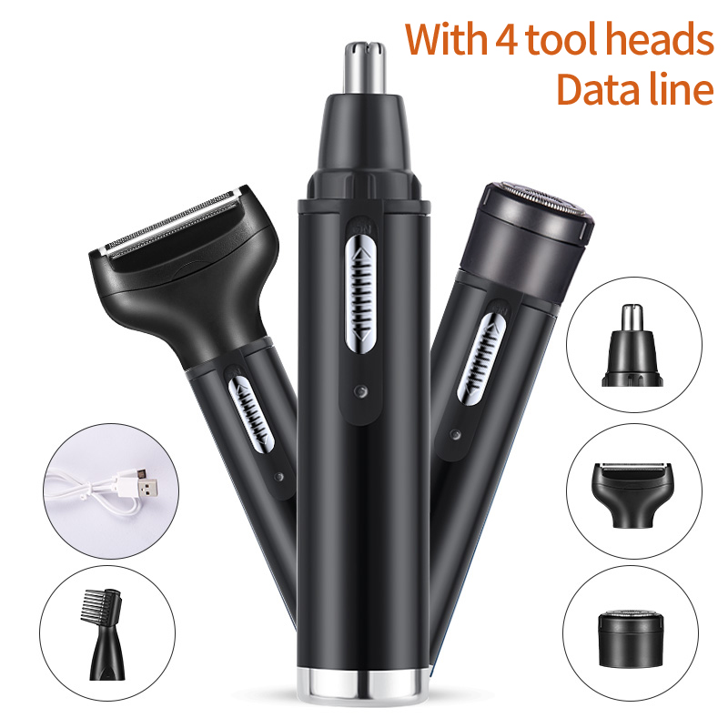 Nose Hair Trimmer - Elektrischer Nasen-Ohr-Haarschneider für Männer, schmerzlos, wiederaufladbar,