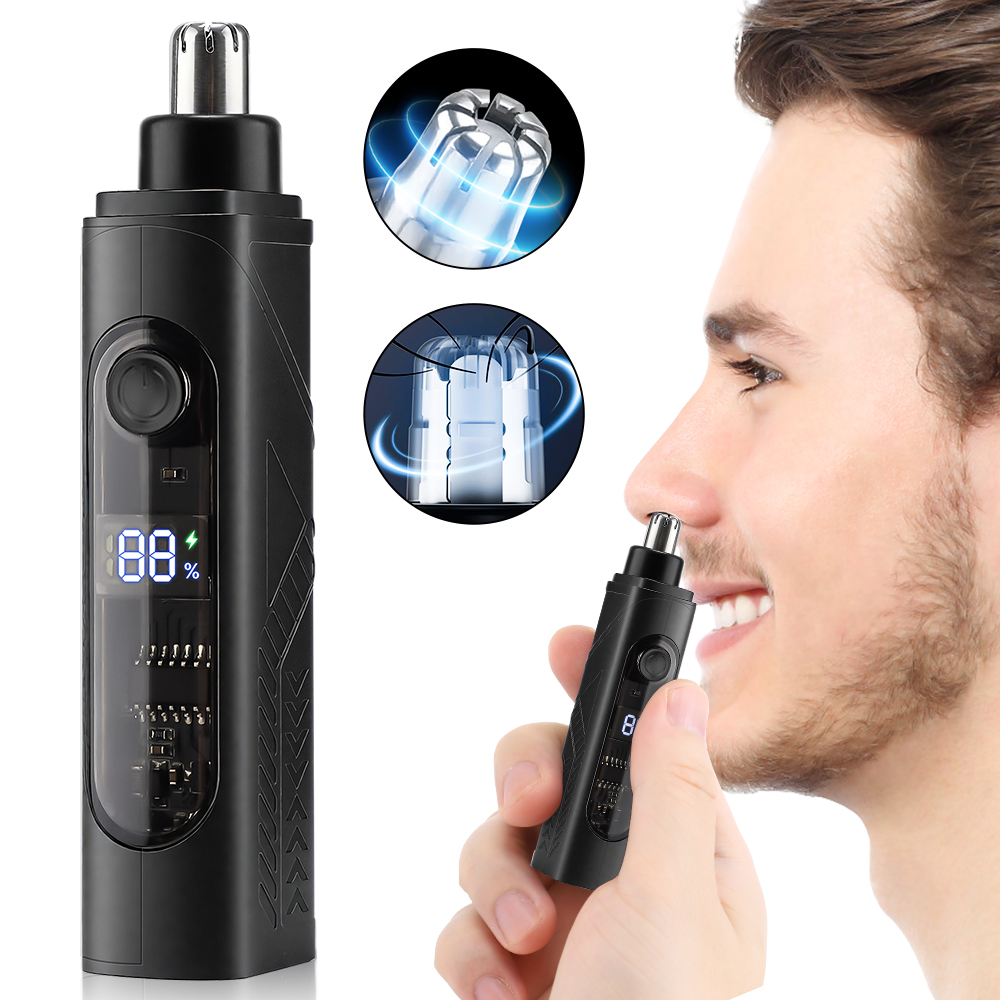 Nose Hair Trimmer - Elektrischer Nasenhaarschneider, wiederaufladbar, automatischer Nasentrimmer zum