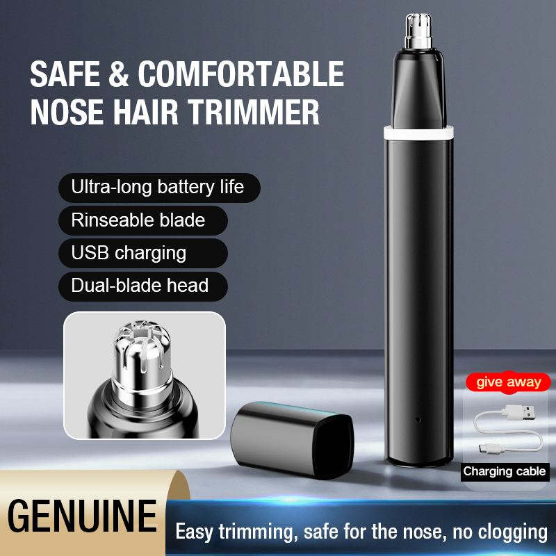 Nose Hair Trimmer - LED-Nasenhaarschneider, neues Modell, tragbar, für Männer