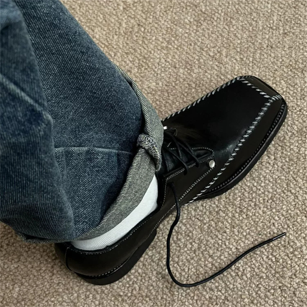 Men Grooming Usa - Herren Derby-Schuhe im britischen Stil mit