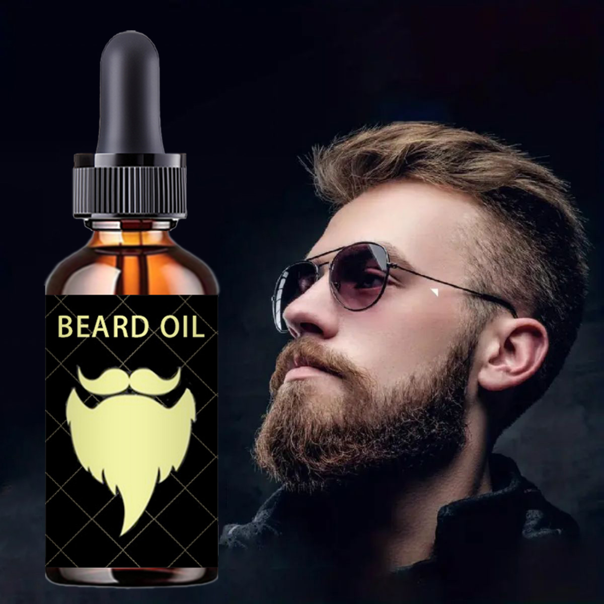 Men'S Grooming Tonic - 100 % natürliches, beschleunigtes Gesichtshaar, wachsen