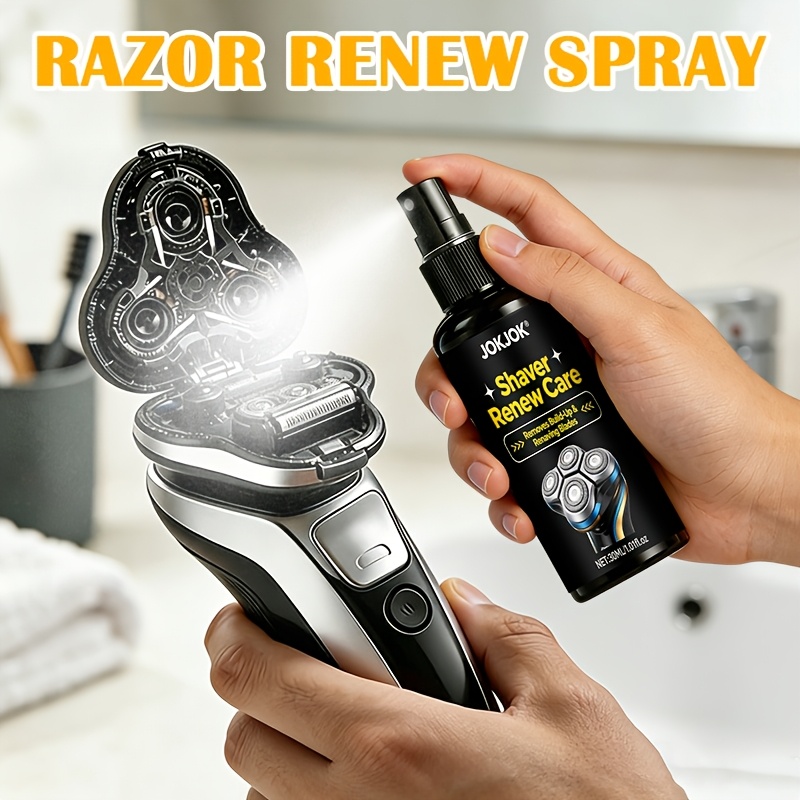Grooming Men'S Hair - Elektrorasierer-Pflegespray 30ML Schmiermittel Reiniger für Rotationsrasierer