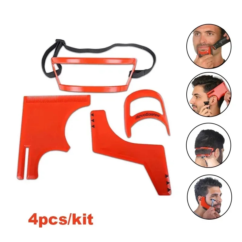 2/4Pcs männer Bart Kämme Haar  – Grooming Men'S Hair Bewertung und Preis