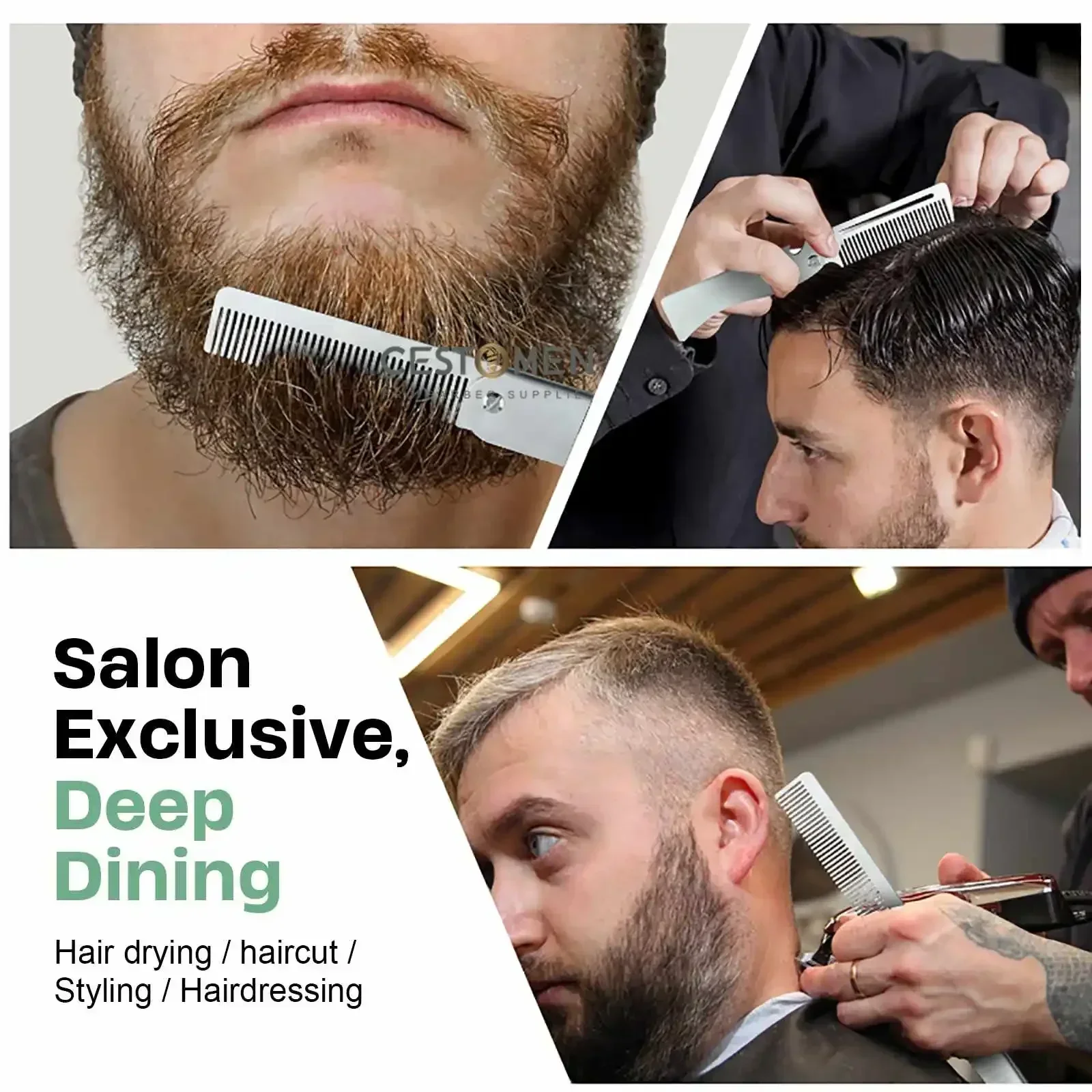 NEUE Falten Edelstahl Kamm Män – Men'S Grooming Tonic Bewertung und Preis