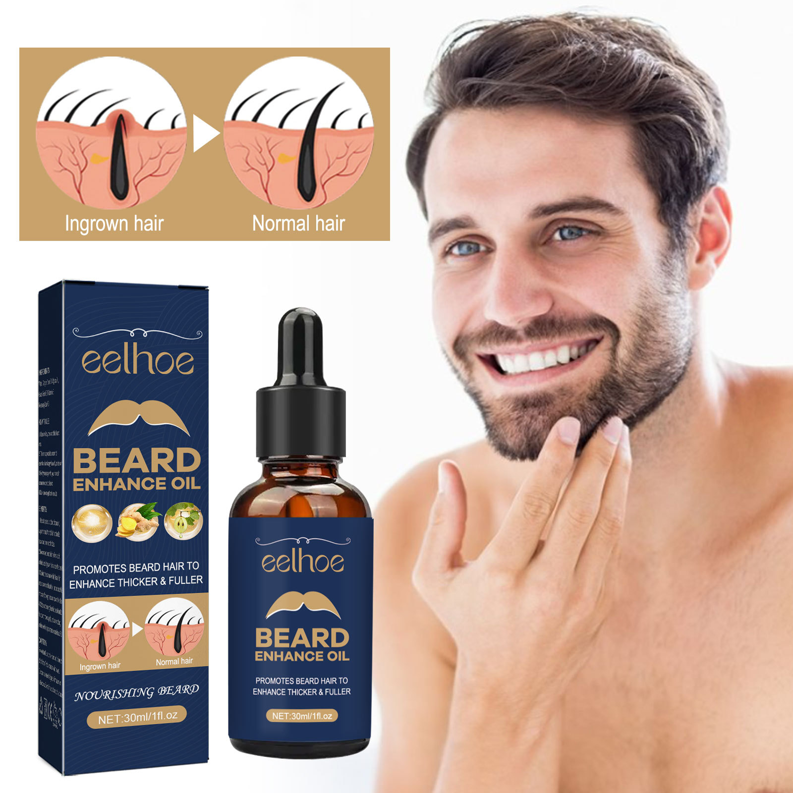 Bartwachstumsöl für Männer, Ha – Men'S Grooming Tonic Bewertung und Preis