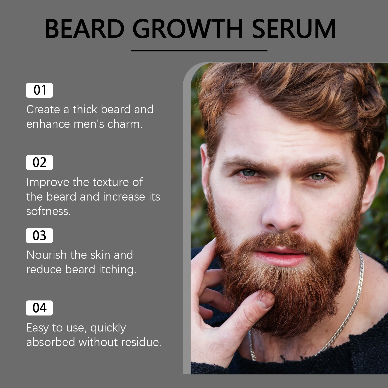 Bartwuchsöl Verdickungsserum F – Men'S Grooming Tonic Bewertung und Preis
